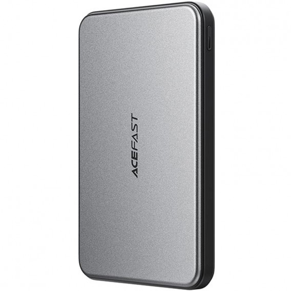 Портативний ЗП Power Bank Acefast M30 PD20W з БЗП with cable 5000 mAh Black