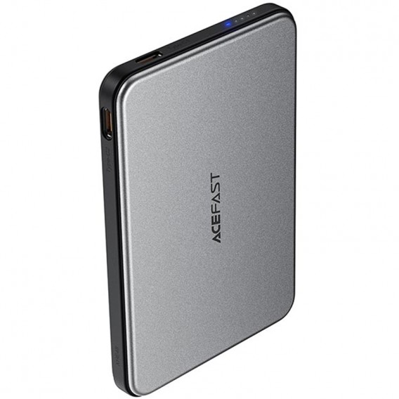 Портативний ЗП Power Bank Acefast M30 PD20W з БЗП with cable 5000 mAh Black Портативний ЗП Power Bank Acefast M30 PD20W з БЗП with cable 5000 mAh Black