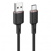 Дата кабель Acefast C2-04 USB to Type-C 3A (1.2m) Black Дата кабель Acefast C2-04 USB to Type-C 3A (1.2m) Black