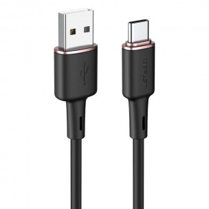 Дата кабель Acefast C2-04 USB to Type-C 3A (1.2m) Black Дата кабель Acefast C2-04 USB to Type-C 3A (1.2m) Black