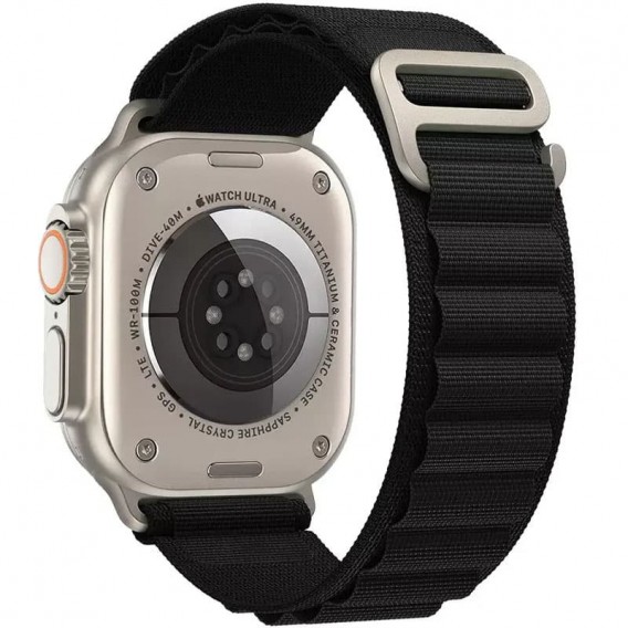 Ремінець Alpine Loop для Apple Watch 42(ser.1-3)/44/45/46/49mm (m/l) Чорний / Black Ремінець Alpine Loop для Apple Watch 42(ser.1-3)/44/45/46/49mm (m/l) Чорний / Black