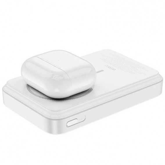 Портативний ЗП Power Bank WIWU Wi-P061 22.5W+PD20W з БЗП+iWatch with cable 10000 mAh White Портативний ЗП Power Bank WIWU Wi-P061 22.5W+PD20W з БЗП+iWatch with cable 10000 mAh White