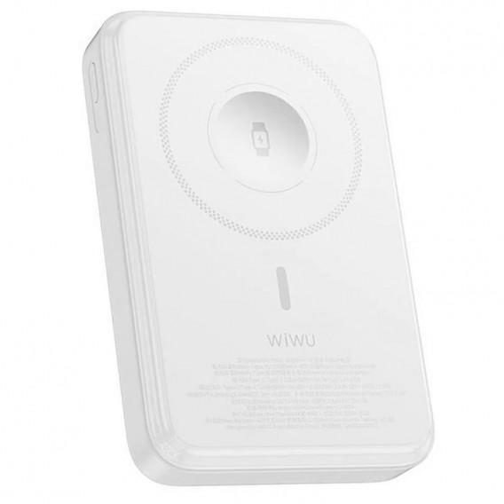 Портативний ЗП Power Bank WIWU Wi-P061 22.5W+PD20W з БЗП+iWatch with cable 10000 mAh White Портативний ЗП Power Bank WIWU Wi-P061 22.5W+PD20W з БЗП+iWatch with cable 10000 mAh White