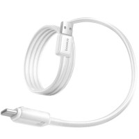 Дата кабель Baseus Crystal USB to Type-C 100W (1m) (E04279) Moon White