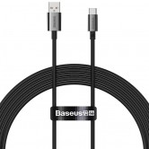 Дата кабель Baseus Superior Series USB to Type-C 100W (2m) (P103201) Cluster Black Дата кабель Baseus Superior Series USB to Type-C 100W (2m) (P103201) Cluster Black
