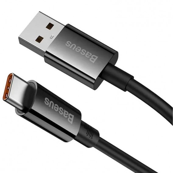 Дата кабель Baseus Superior Series USB to Type-C 100W (2m) (P103201) Cluster Black Дата кабель Baseus Superior Series USB to Type-C 100W (2m) (P103201) Cluster Black