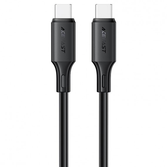 Дата кабель Acefast C17-03 Type-C to Type-C 60W (1.2m) Black