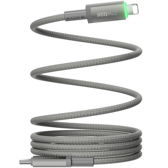 Дата кабель WIWU C083 Maglink Type-C to Lightning 27W (1m) Grey Дата кабель WIWU C083 Maglink Type-C to Lightning 27W (1m) Grey