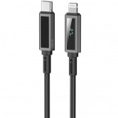 Дата кабель WIWU C080 Warriors Type-C to Lightning 27W (1m) Black Дата кабель WIWU C080 Warriors Type-C to Lightning 27W (1m) Black