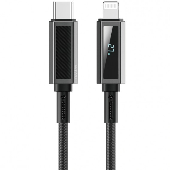 Дата кабель WIWU C080 Warriors Type-C to Lightning 27W (1m) Black Дата кабель WIWU C080 Warriors Type-C to Lightning 27W (1m) Black