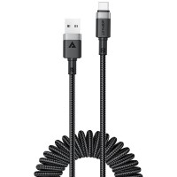 Дата кабель Acefast C14-04 USB to Type-C 3A (1.2m) Black