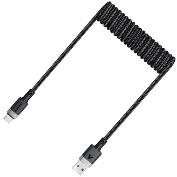 Дата кабель Acefast C14-04 USB to Type-C 3A (1.2m) Black Дата кабель Acefast C14-04 USB to Type-C 3A (1.2m) Black
