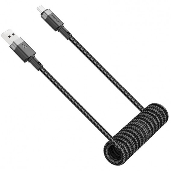 Дата кабель Acefast C14-04 USB to Type-C 3A (1.2m) Black Дата кабель Acefast C14-04 USB to Type-C 3A (1.2m) Black