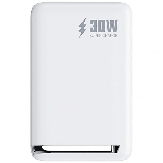 Портативний ЗП Power Bank WIWU Wi-P031 Magnetic з БЗП Qi2 30W 10000 mAh White Портативний ЗП Power Bank WIWU Wi-P031 Magnetic з БЗП Qi2 30W 10000 mAh White