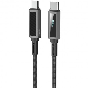 Дата кабель WIWU C079 Warriors Type-C to Type-C 100W (1.2m) Black