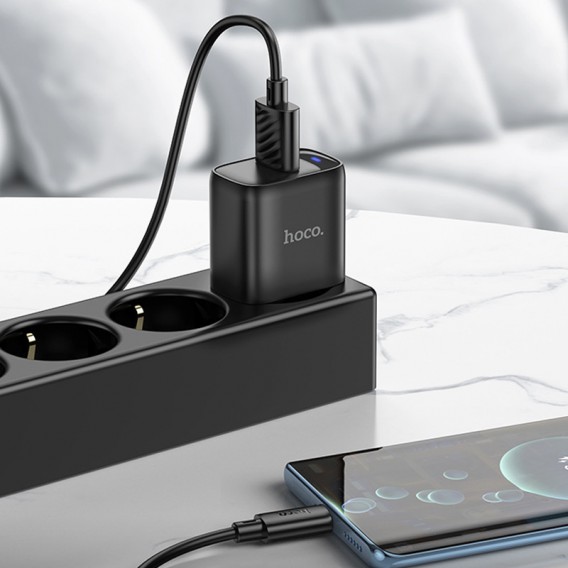 МЗП Hoco C140A Smart QC3.0 18W (1USB-A) Black МЗП Hoco C140A Smart QC3.0 18W (1USB-A) Black