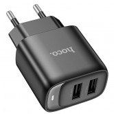 МЗП Hoco C141A Smart 2.1A (2USB-A) Black МЗП Hoco C141A Smart 2.1A (2USB-A) Black