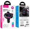 АЗП FM модулятор Hoco DFM01 Legend 20W+QC3.0 (2USB-A/1C) Black