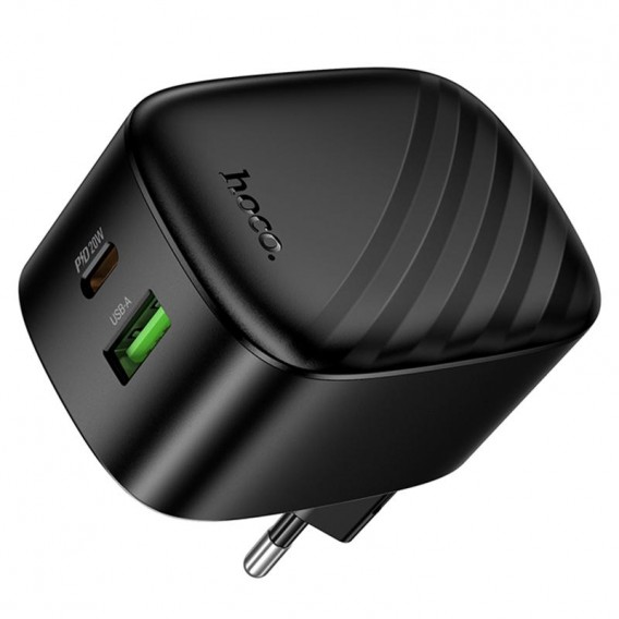 МЗП Hoco CS101A Folding PD20W+QC3.0 (1USB-A/1C) Black МЗП Hoco CS101A Folding PD20W+QC3.0 (1USB-A/1C) Black