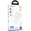 МЗП Hoco N83 Profit PD40W (1USB-C) + кабель Type-C to Type-C White
