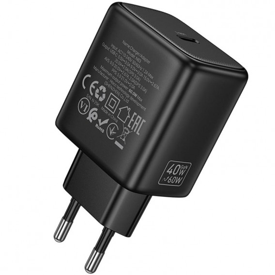 МЗП Hoco N83 Profit PD40W (1USB-C) Black МЗП Hoco N83 Profit PD40W (1USB-C) Black