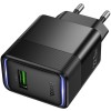 МЗП Hoco CS111A Lounge QC3.0 22.5W (1USB-A) Black