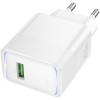 МЗП Hoco CS111A Lounge QC3.0 22.5W (1USB-A) White