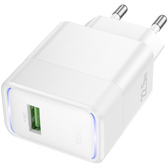 МЗП Hoco CS111A Lounge QC3.0 22.5W (1USB-A) White МЗП Hoco CS111A Lounge QC3.0 22.5W (1USB-A) White