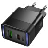 МЗП Hoco CS112A Lounge PD30W+QC3.0 (1USB-A/1C) Black