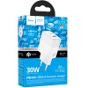 МЗП Hoco CS112A Lounge PD30W+QC3.0 (1USB-A/1C) White