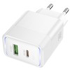 МЗП Hoco CS112A Lounge PD30W+QC3.0 (1USB-A/1C) White