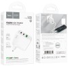 МЗП Hoco C115A Header PD65W+QC3.0 (1USB-A/2C) White