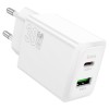 МЗП Hoco N71 Nuevo PD30W+QC3.0 (1USB-A/1C) White