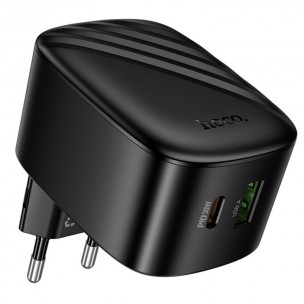 МЗП Hoco CS102A Folding PD30W+QC3.0 (1USB-A/1C) Black МЗП Hoco CS102A Folding PD30W+QC3.0 (1USB-A/1C) Black