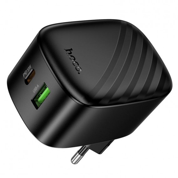 МЗП Hoco CS102A Folding PD30W+QC3.0 (1USB-A/1C) Black МЗП Hoco CS102A Folding PD30W+QC3.0 (1USB-A/1C) Black