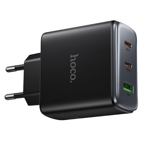 МЗП Hoco C160A Upgrade PD65W+QC3.0 (1USB-A/2C) Black МЗП Hoco C160A Upgrade PD65W+QC3.0 (1USB-A/2C) Black