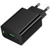 МЗП Hoco CS92A Leader QC3.0 18W (1USB-A) Black