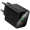 МЗП Hoco CS83A Excellent with digital display PD20W+QC3.0 (1USB-A/1C) Black