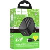МЗП Hoco CS101A Folding PD20W+QC3.0 (1USB-A/1C) + кабель Type-C to Type-C Black