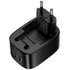 МЗП Hoco CS101A Folding PD20W+QC3.0 (1USB-A/1C) + кабель Type-C to Type-C Black