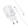 МЗП Borofone BAS83A Star PD20W+QC3.0 (1USB-A/1C) + кабель Type-C to Lightning White