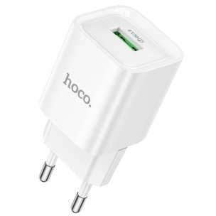 МЗП Hoco C145A Charm QC3.0 18W (1USB-A) White МЗП Hoco C145A Charm QC3.0 18W (1USB-A) White