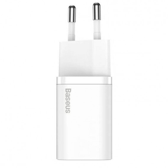 МЗП Baseus Super Si Quick Charger PD25W (1USB-C) (CCSP) Білий МЗП Baseus Super Si Quick Charger PD25W (1USB-C) (CCSP) Білий