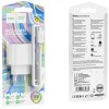 МЗП Hoco C109A Fighter QC3.0 18W (1USB-A) + кабель USB to Type-C White