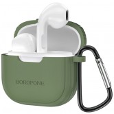 Беспроводные TWS наушники Borofone BW29 Case Forest Green