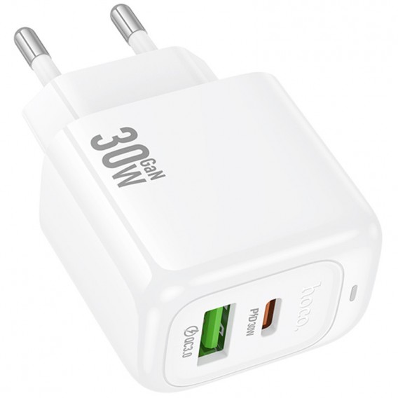 МЗП Hoco CS55A Surplus PD30W+QC3.0 (1USB-A/1C) White МЗП Hoco CS55A Surplus PD30W+QC3.0 (1USB-A/1C) White