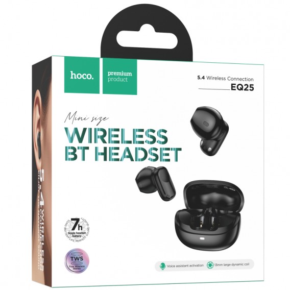 Бездротові TWS навушники Hoco EQ25 Unimpeded Midnight Black