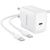 МЗП Borofone BN33 Fuente PD40W (1USB-C) + кабель Type-C to Type-C White