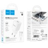 МЗП Hoco C145A Charm QC3.0 18W (1USB-A) + кабель USB to Type-C White