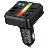 АЗП FM модулятор Hoco E89 Libre 45W (1USB-A/1C) Black АЗП FM модулятор Hoco E89 Libre 45W (1USB-A/1C) Black